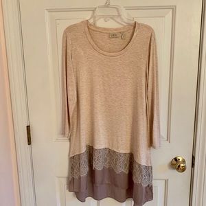 LOGO 3/4 sleeve Tunic